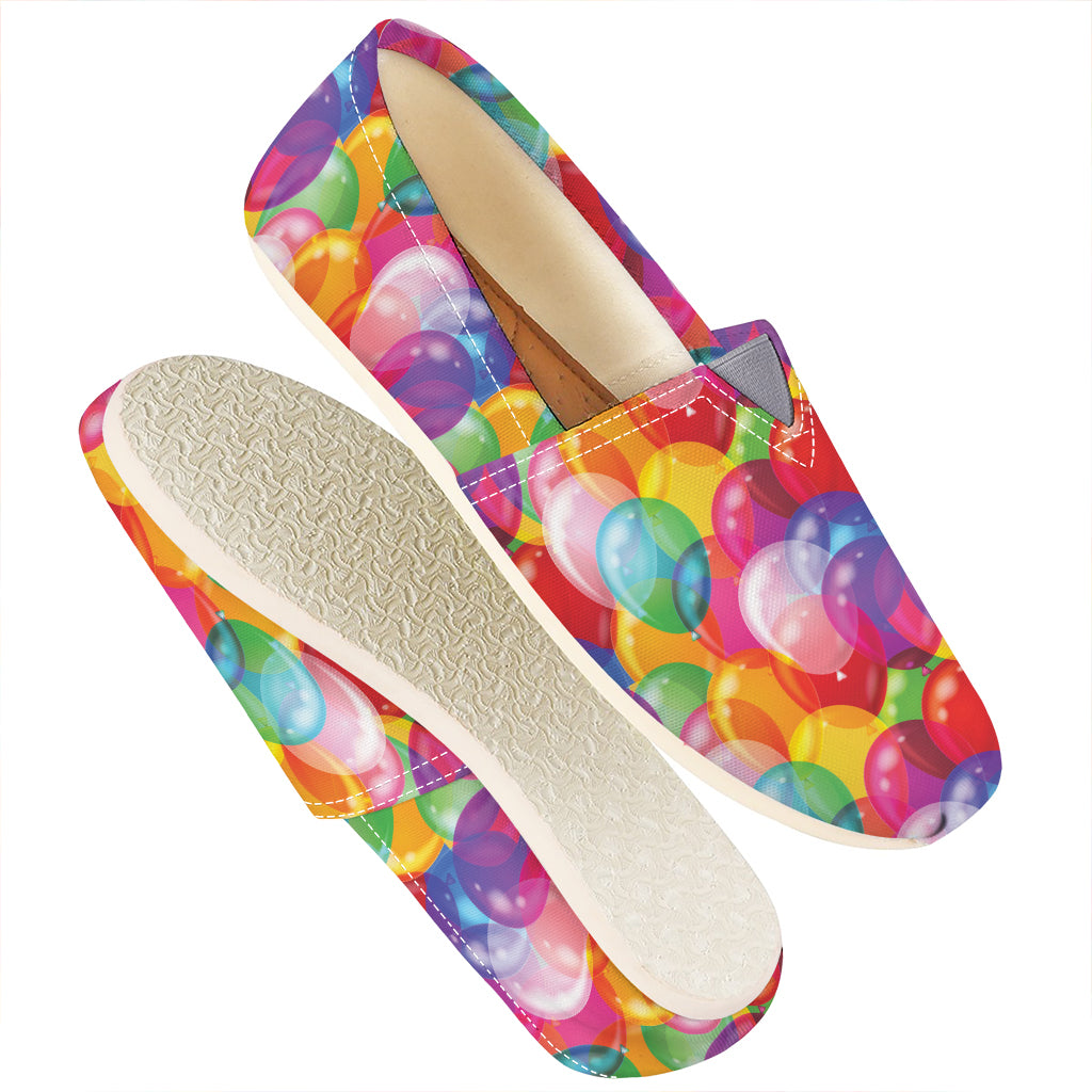 Colorful Balloon Pattern Print Casual Shoes