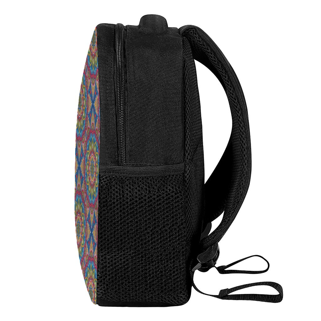 Colorful Bohemian Mandala Pattern Print Casual Backpack