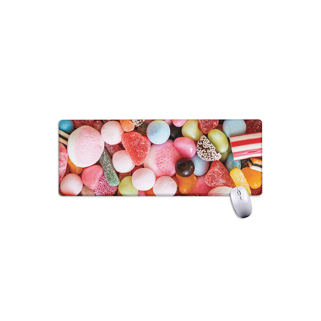 Colorful Candy And Jelly Print Extended Mouse Pad