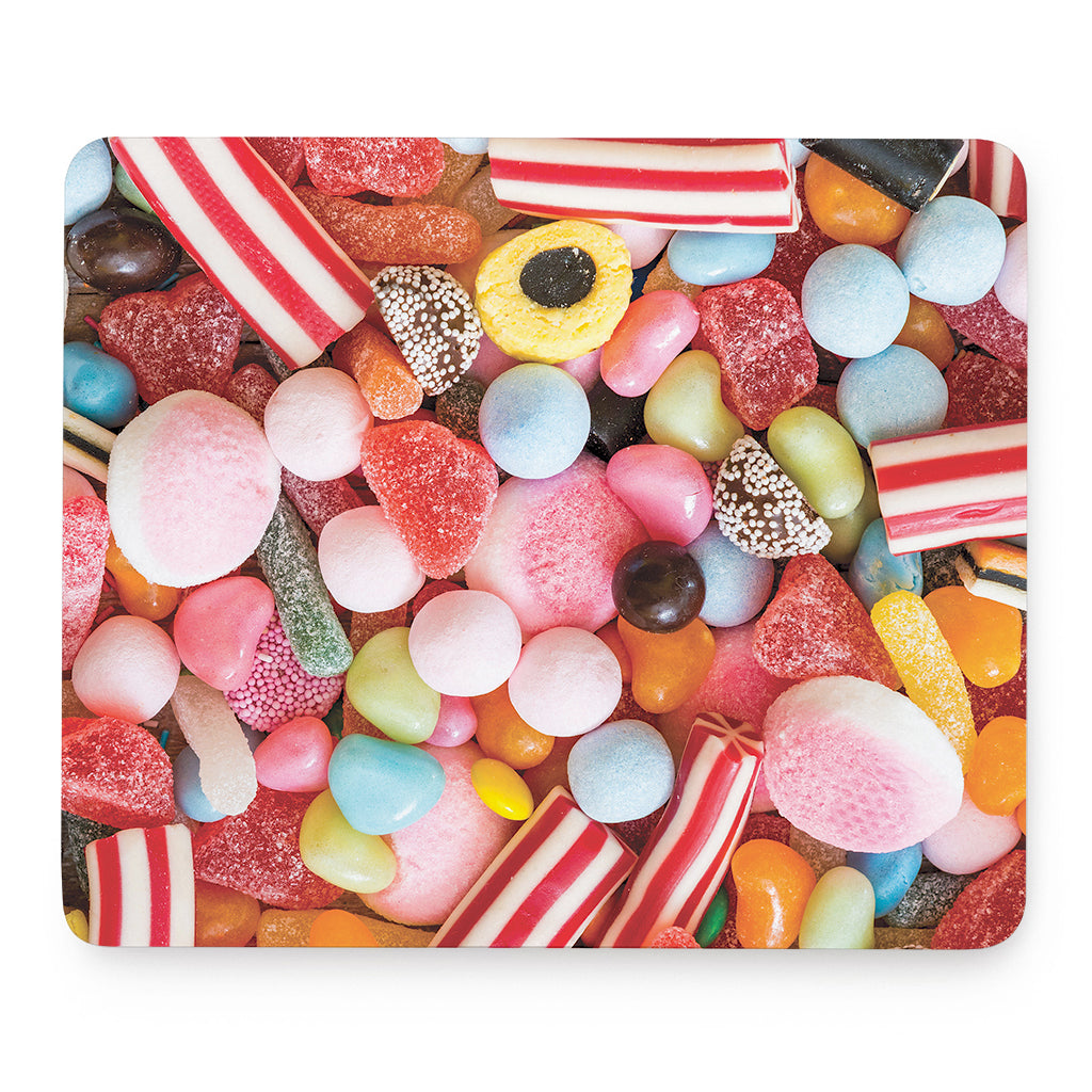 Colorful Candy And Jelly Print Mouse Pad