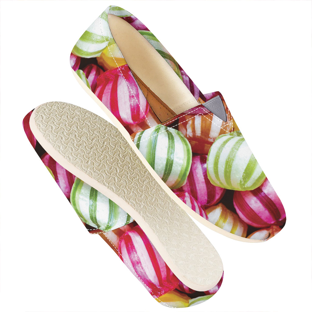 Colorful Candy Ball Print Casual Shoes
