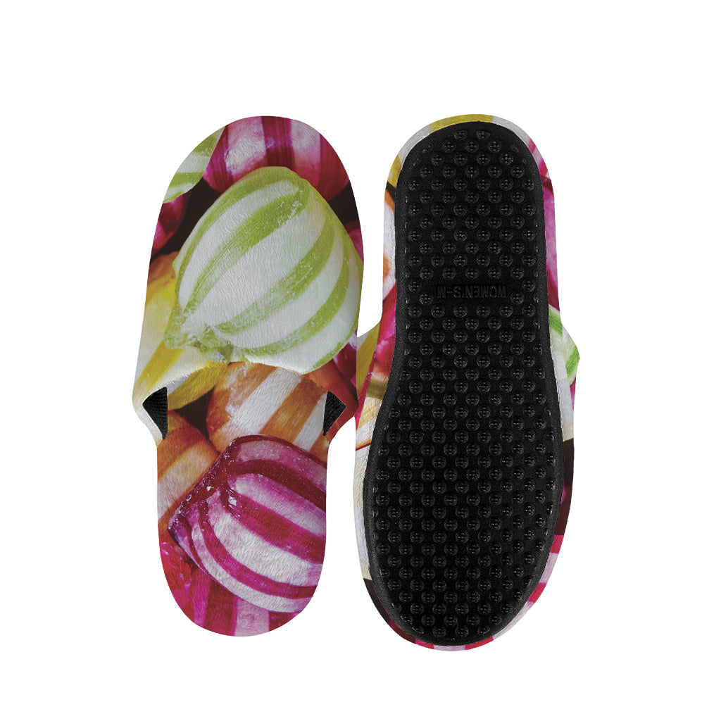 Colorful Candy Ball Print Slippers