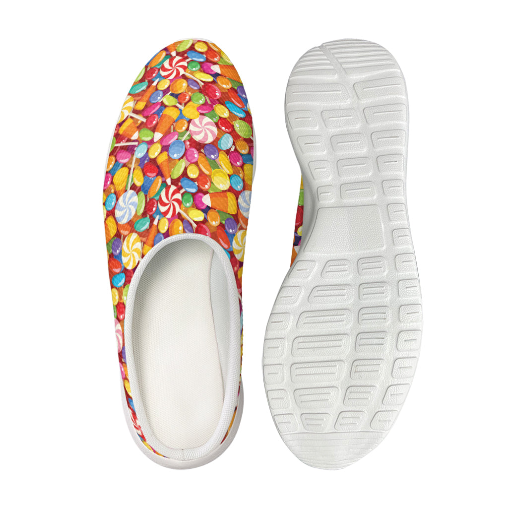 Colorful Candy Pattern Print Mesh Casual Shoes