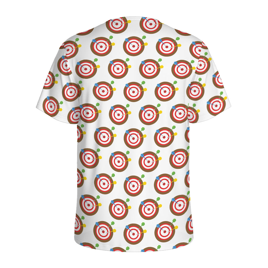 Colorful Darts And Dartboard Print Men's Sports T-Shirt