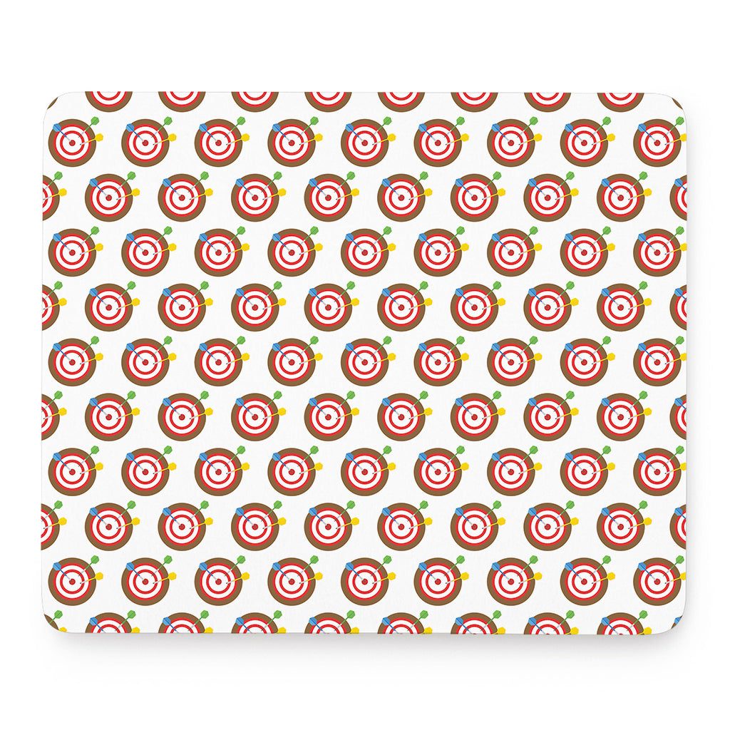 Colorful Darts And Dartboard Print Mouse Pad