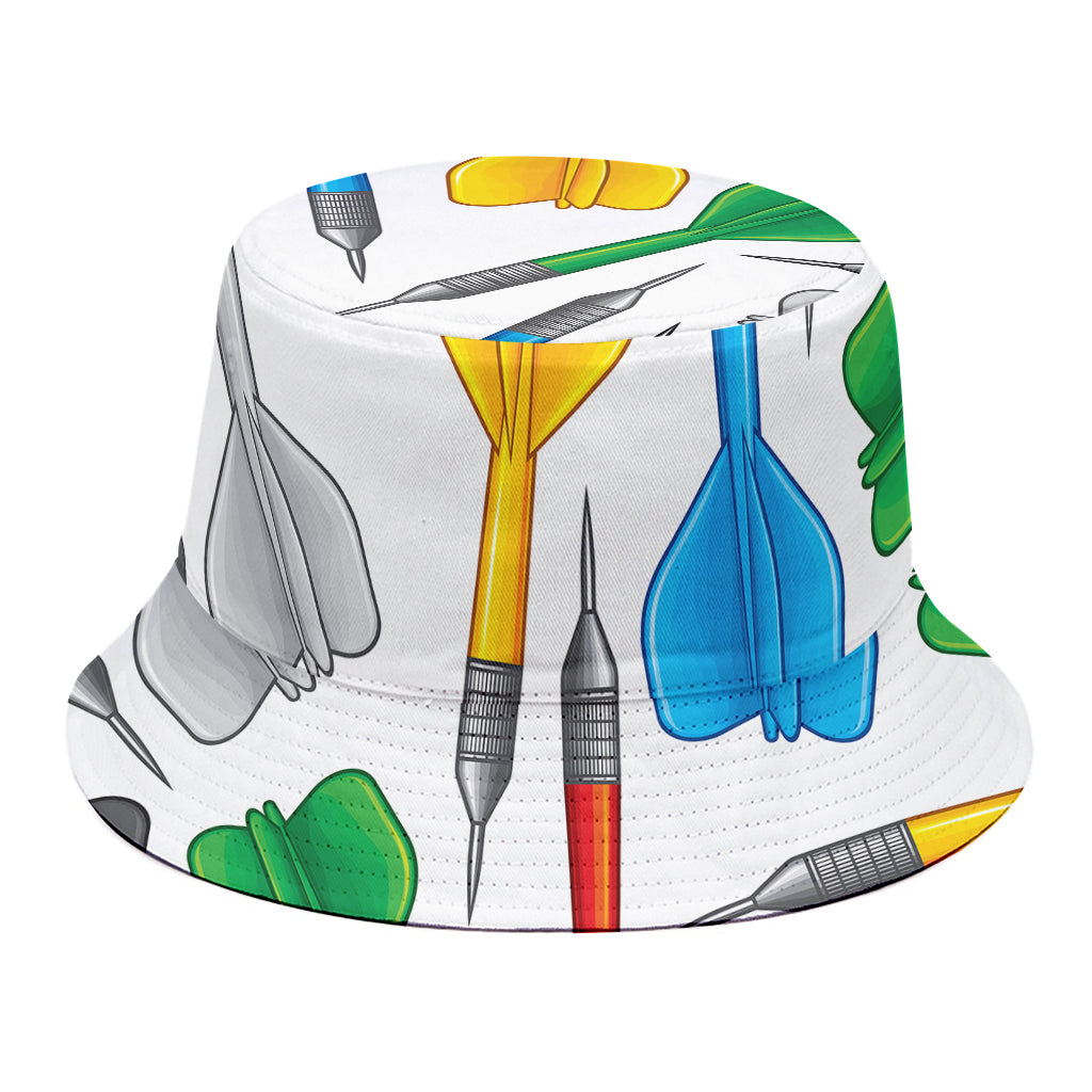 Colorful Darts Pattern Print Bucket Hat