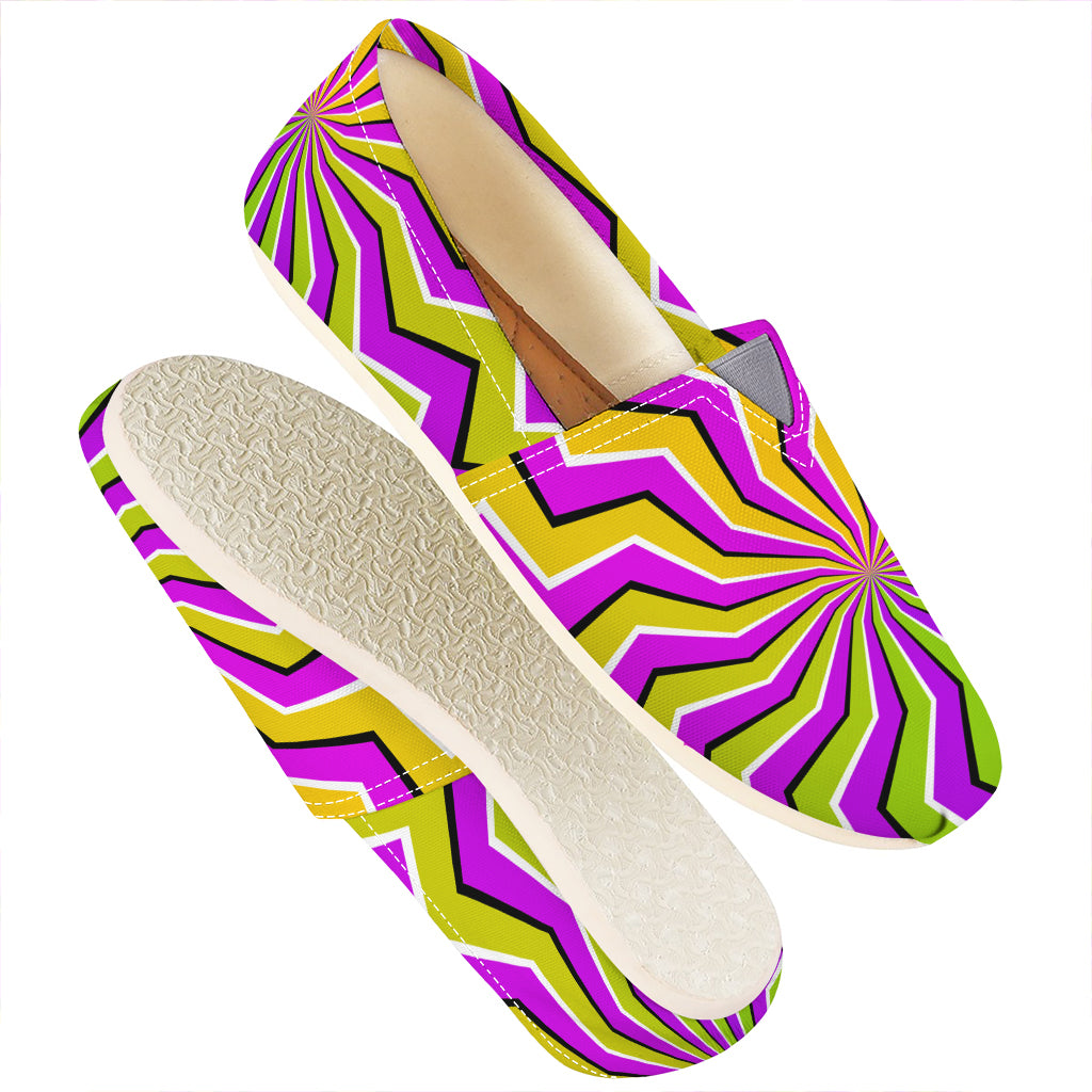 Colorful Dizzy Moving Optical Illusion Casual Shoes