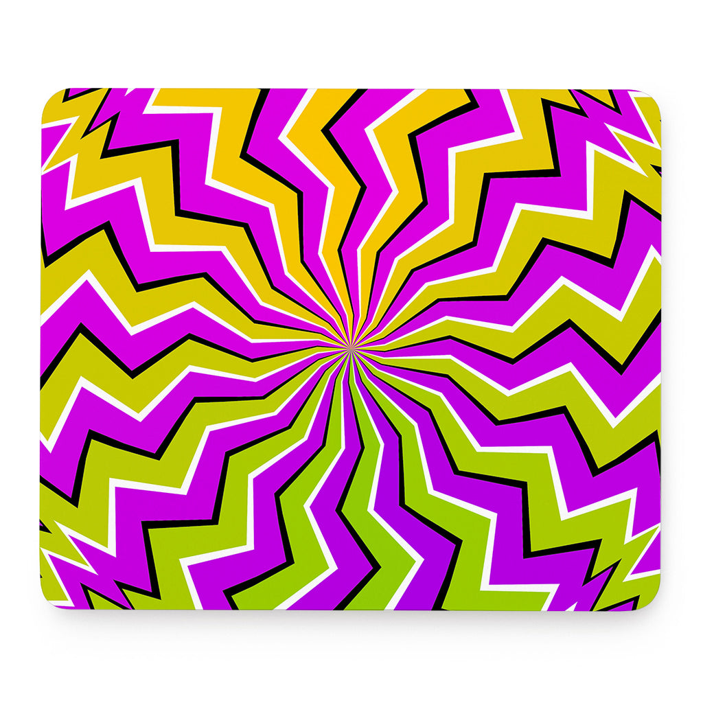 Colorful Dizzy Moving Optical Illusion Mouse Pad