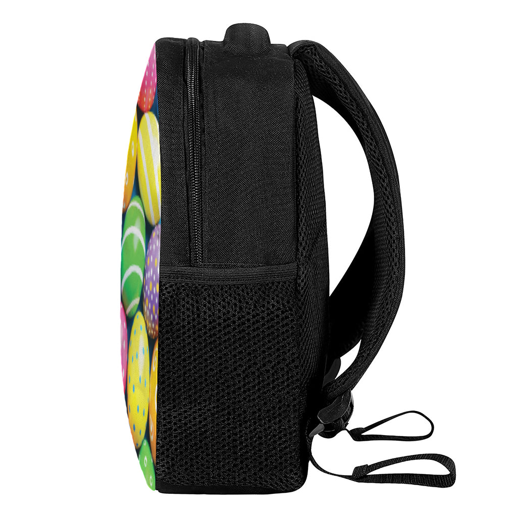 Colorful Easter Eggs Print Casual Backpack