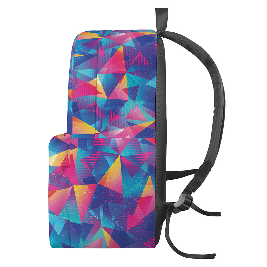 Colorful Geometric Mosaic Print Backpack