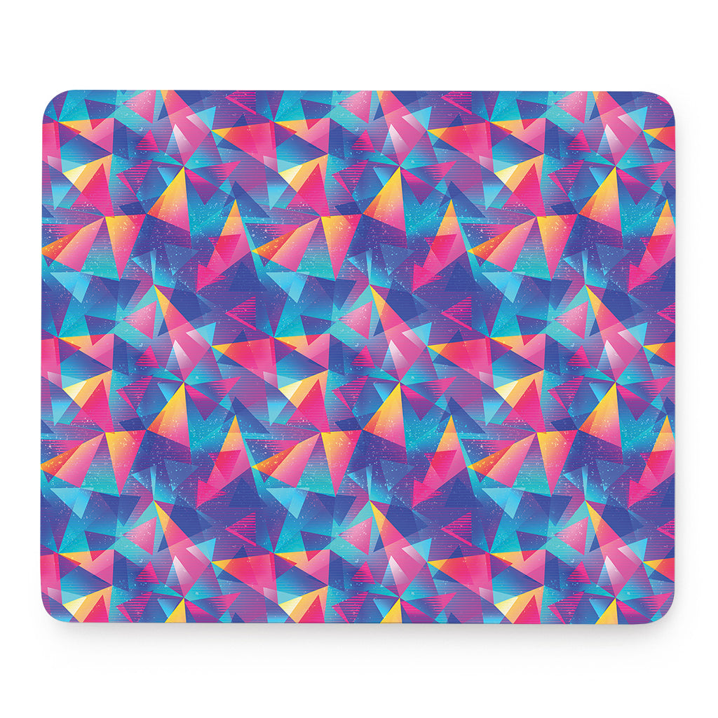 Colorful Geometric Mosaic Print Mouse Pad