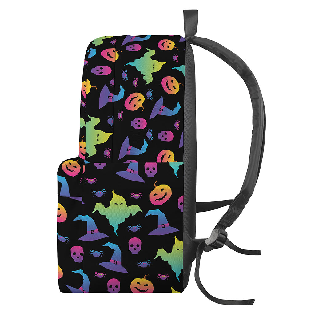 Colorful Halloween Party Pattern Print Backpack