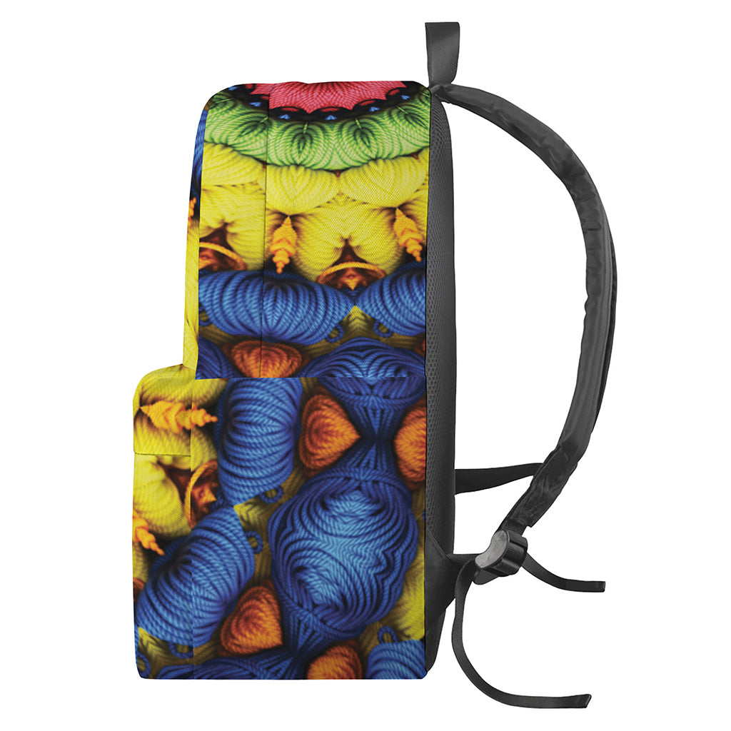 Colorful Kaleidoscope Print Backpack