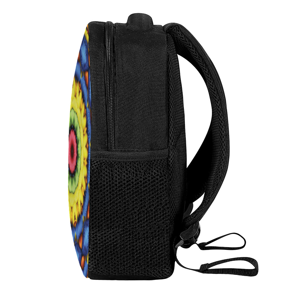 Colorful Kaleidoscope Print Casual Backpack