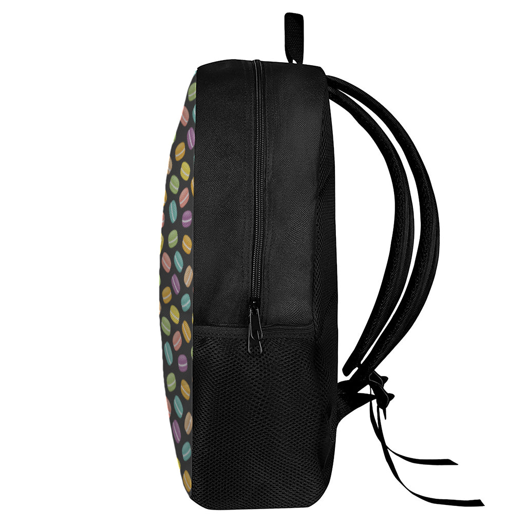 Colorful Macaron Pattern Print 17 Inch Backpack