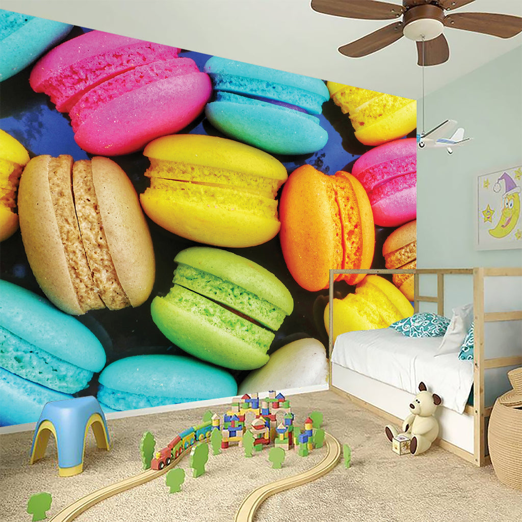 Colorful Macarons Print Wall Sticker