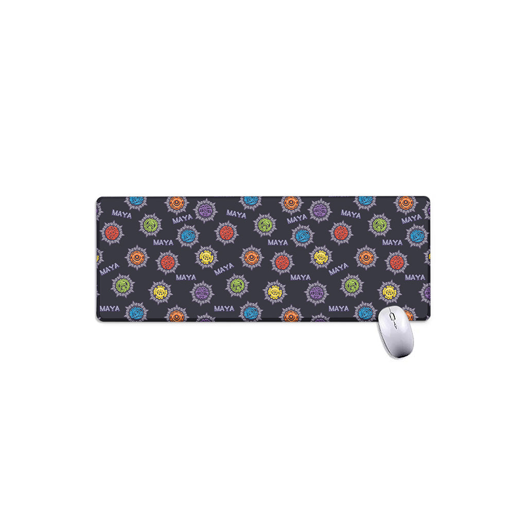 Colorful Maya Pattern Print Extended Mouse Pad