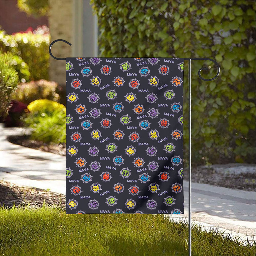 Colorful Maya Pattern Print House Flag