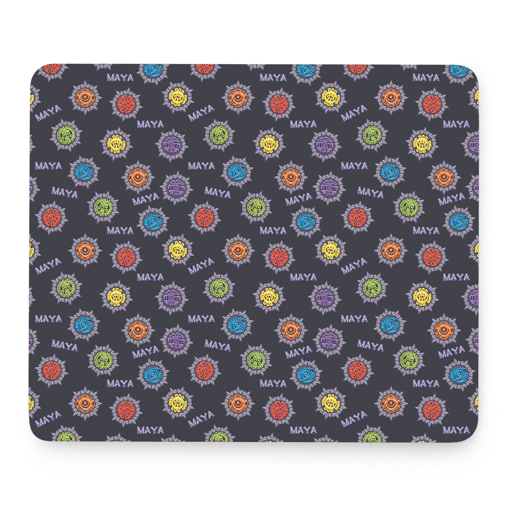 Colorful Maya Pattern Print Mouse Pad