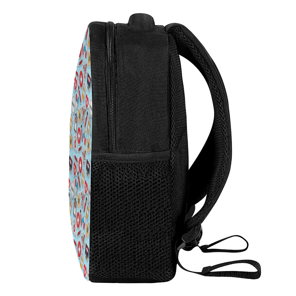Colorful Medical Pattern Print Casual Backpack
