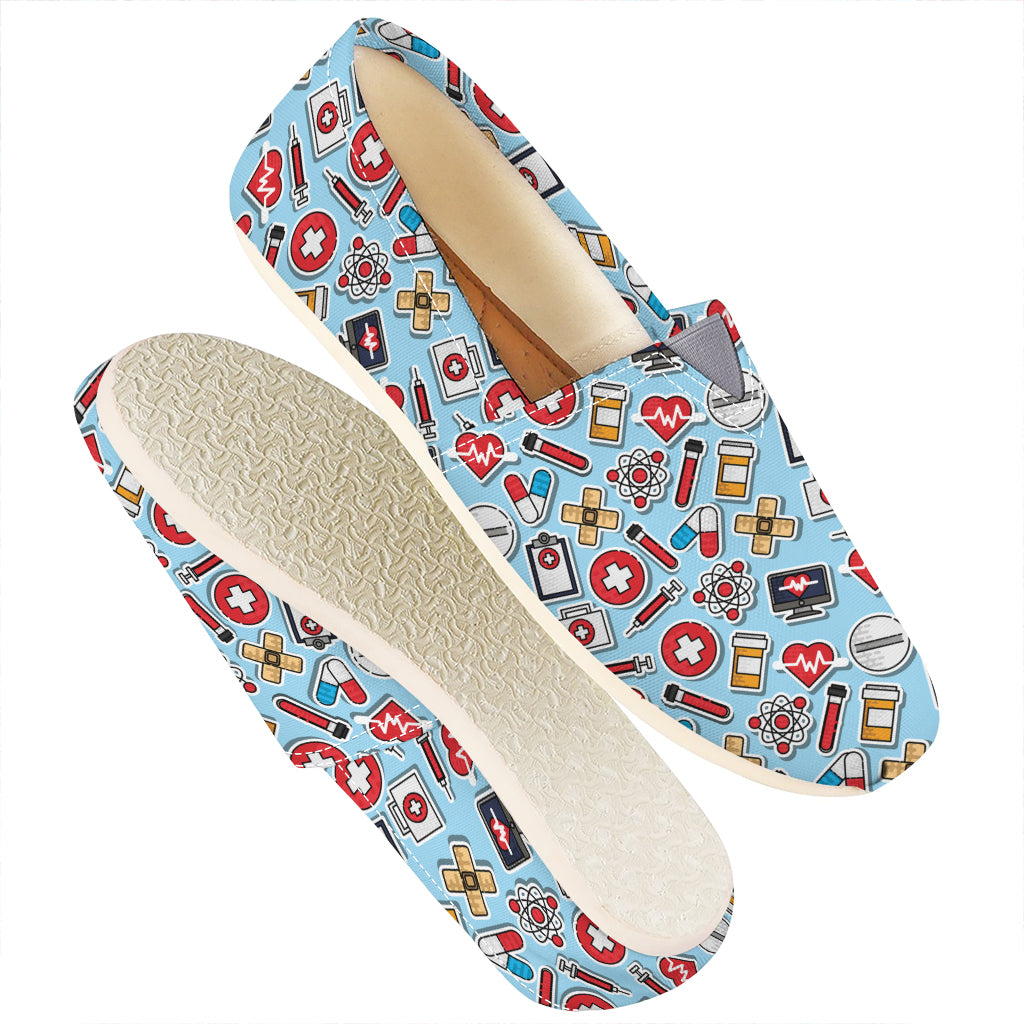 Colorful Medical Pattern Print Casual Shoes