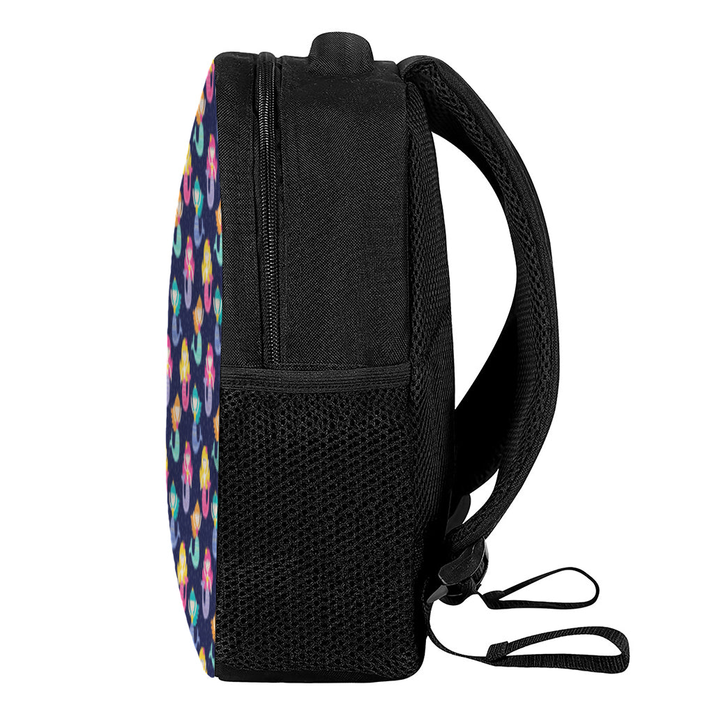 Colorful Mermaid Pattern Print Casual Backpack