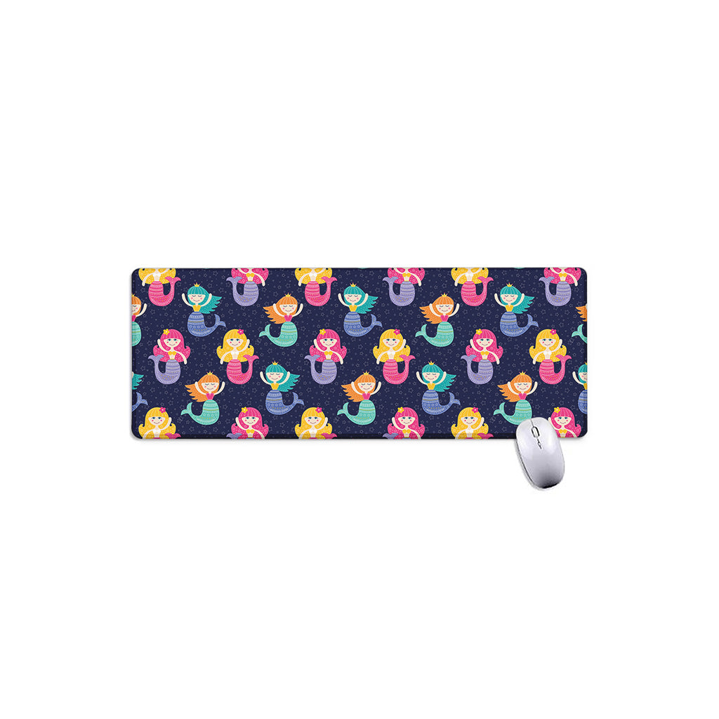 Colorful Mermaid Pattern Print Extended Mouse Pad