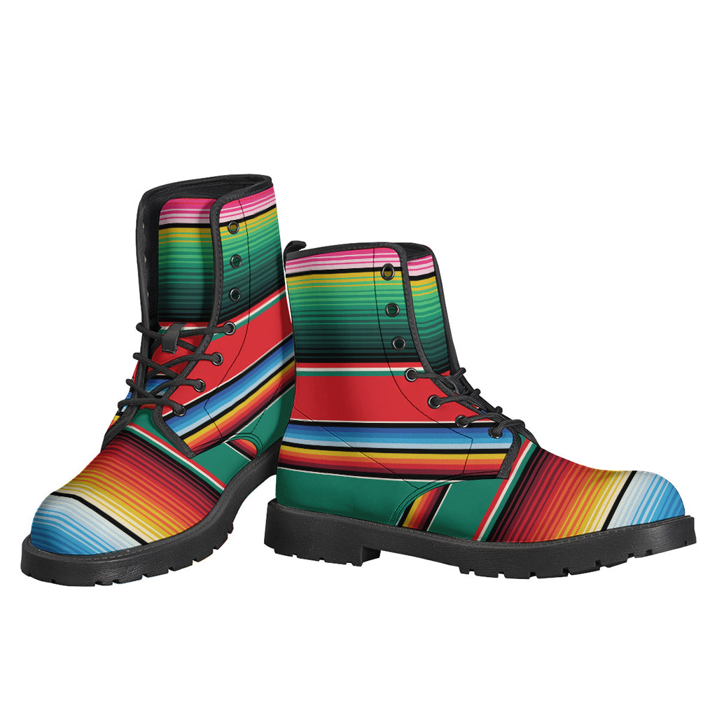 Colorful Mexican Blanket Pattern Print Backpack