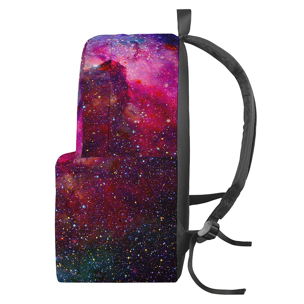 Colorful Nebula Galaxy Space Print Backpack
