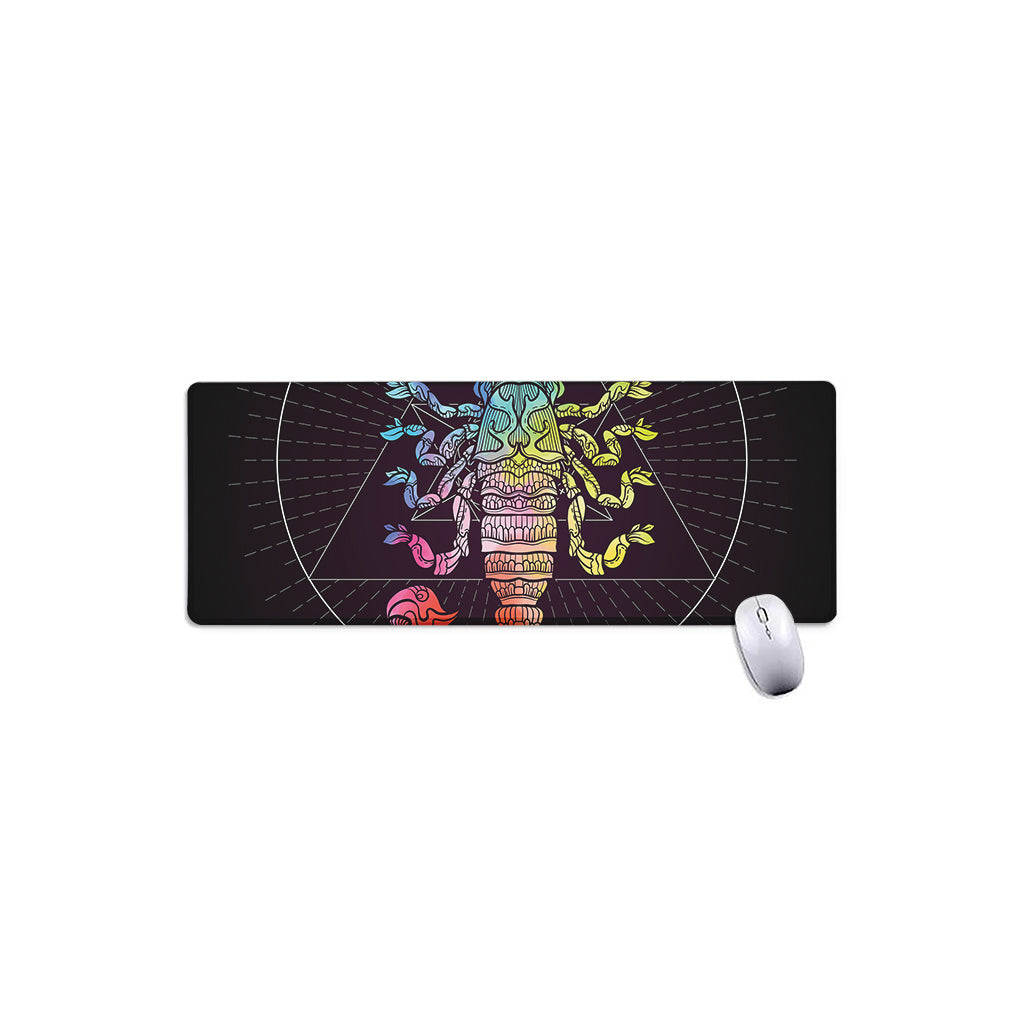 Colorful Scorpio Sign Print Extended Mouse Pad