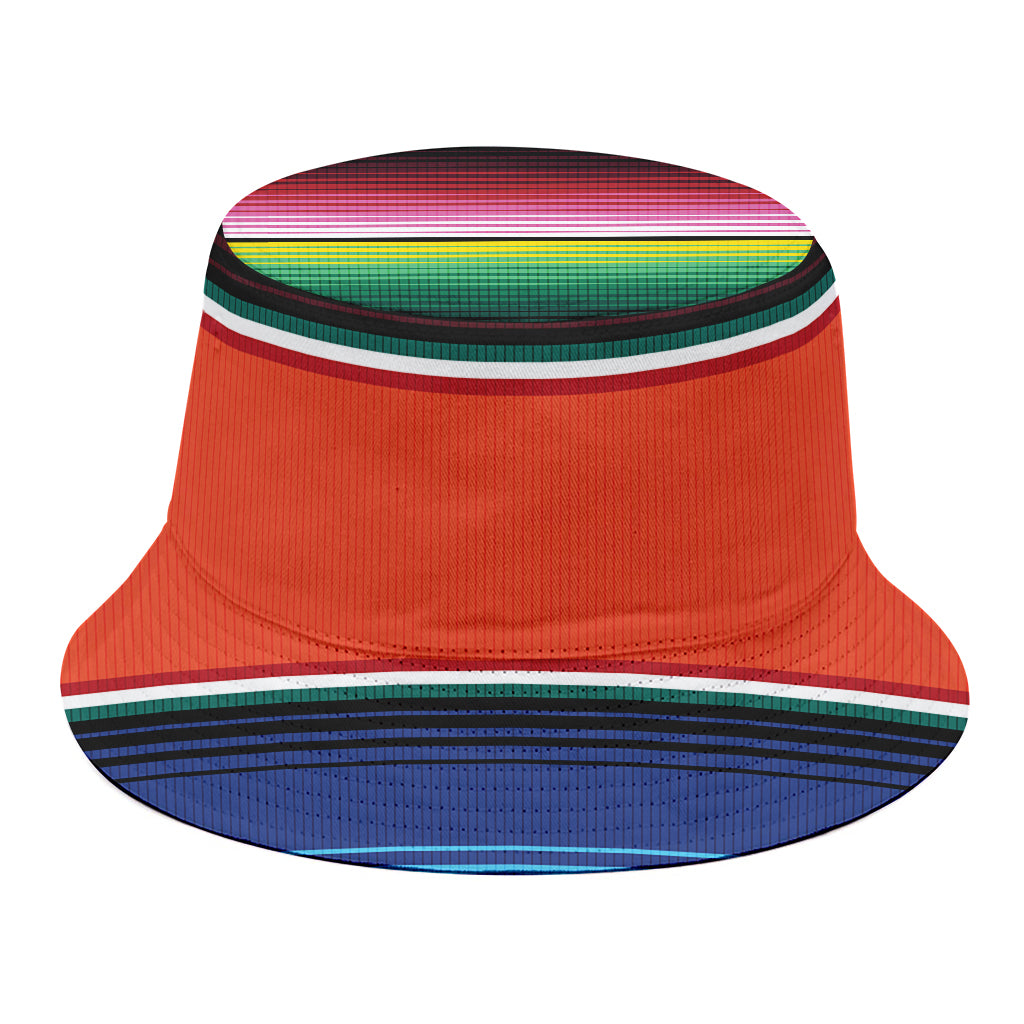 Colorful Serape Blanket Pattern Print Bucket Hat