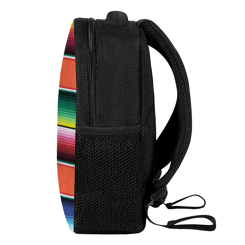 Colorful Serape Blanket Pattern Print Casual Backpack