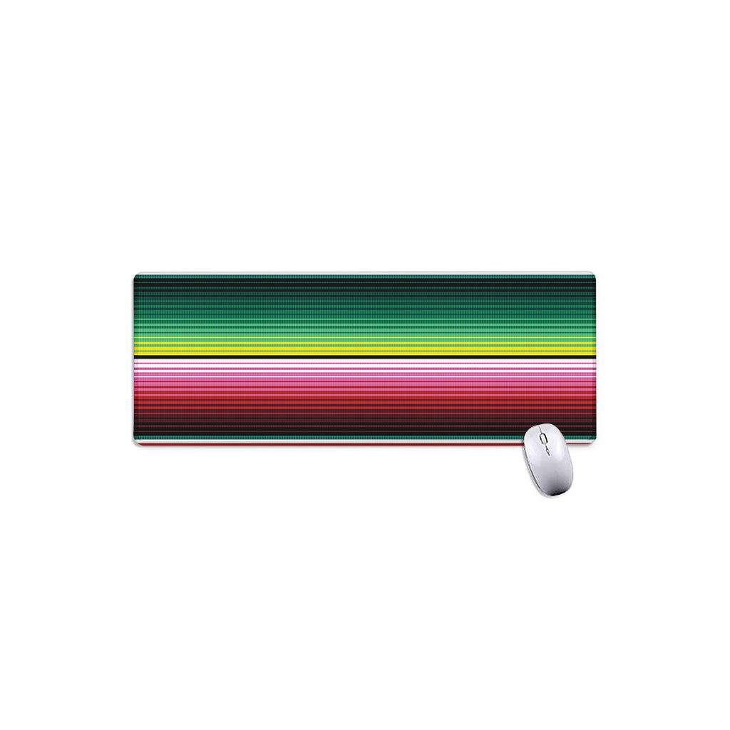 Colorful Serape Blanket Pattern Print Extended Mouse Pad