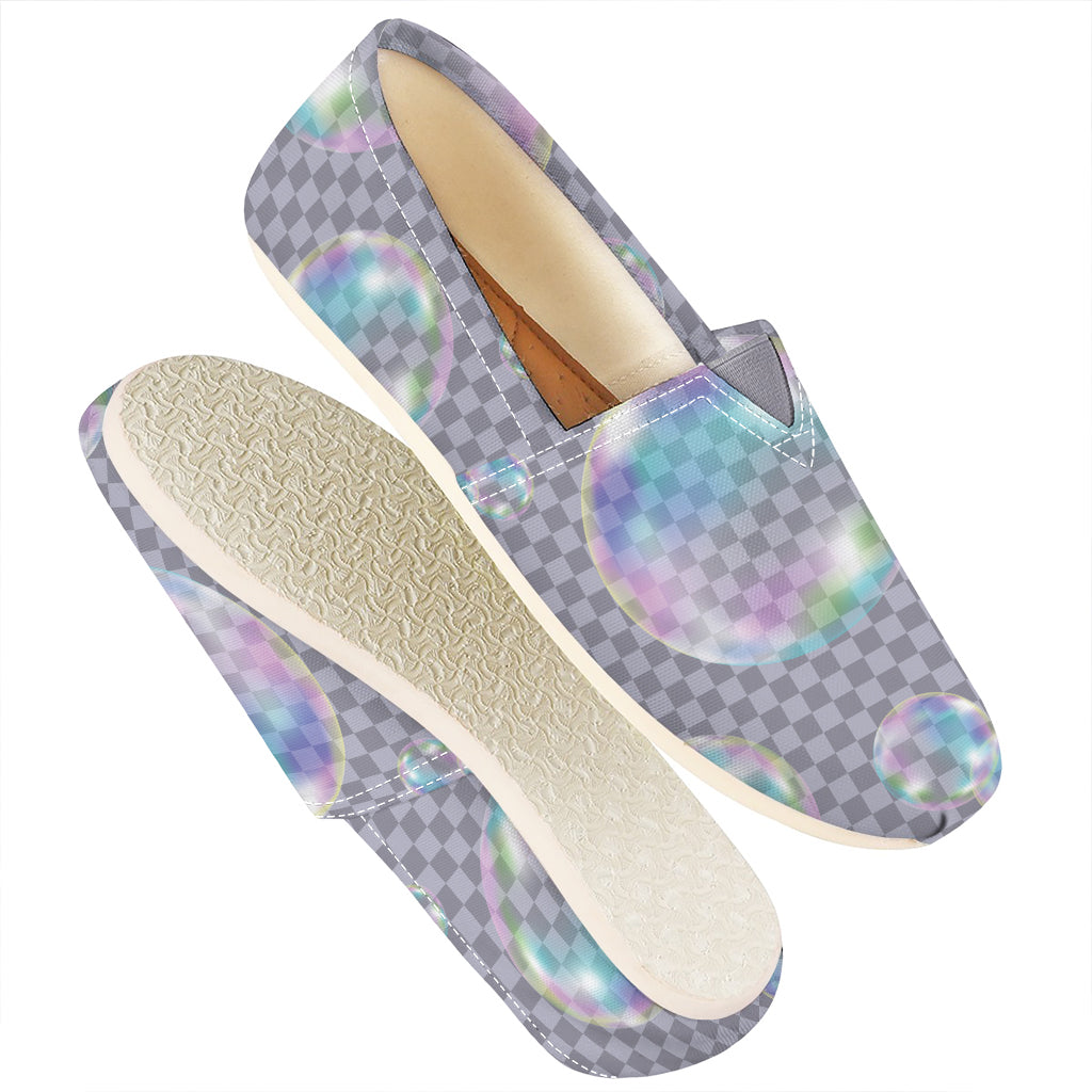 Colorful Soap Bubble Print Casual Shoes