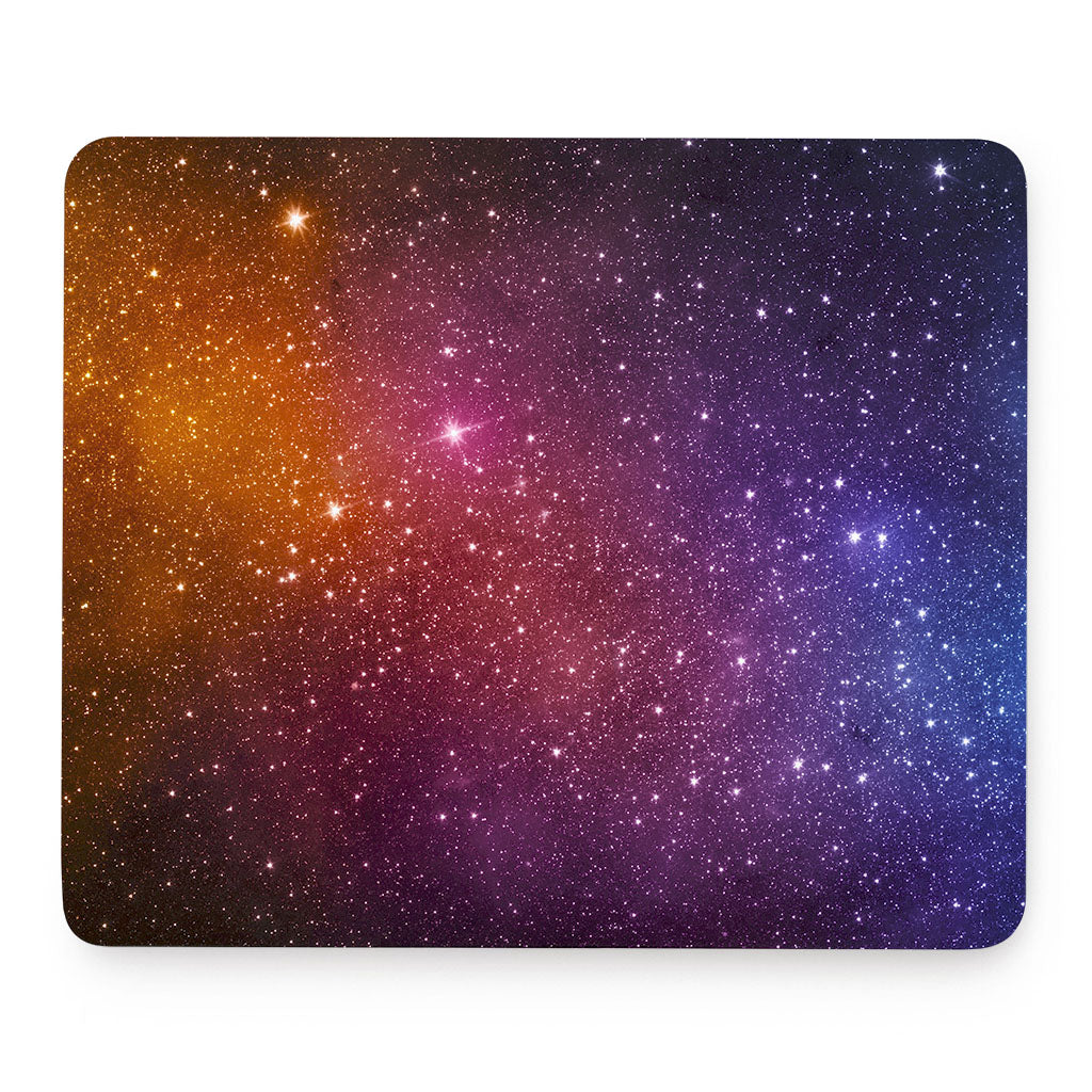 Colorful Stardust Galaxy Space Print Mouse Pad