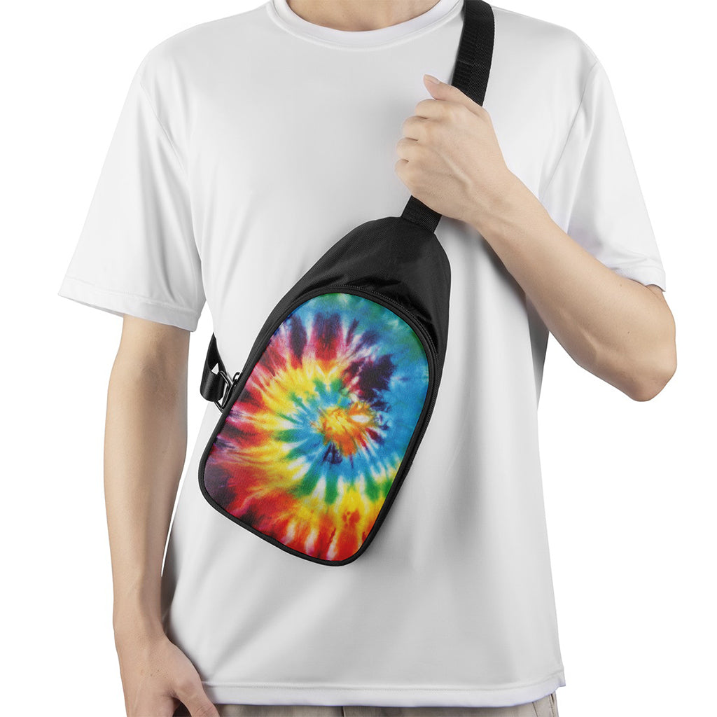 Colorful Tie Dye Print Chest Bag