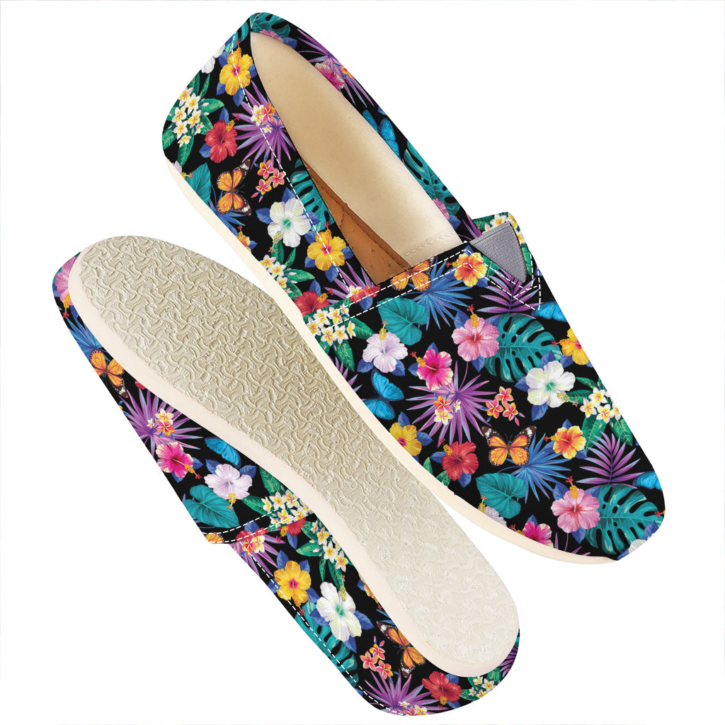 Colorful Tropical Jungle Hawaiian Print Casual Shoes