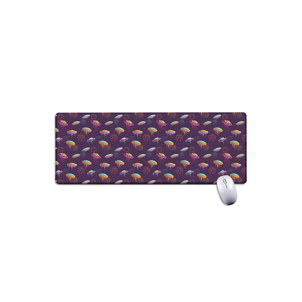 Colorful UFO Pattern Print Extended Mouse Pad