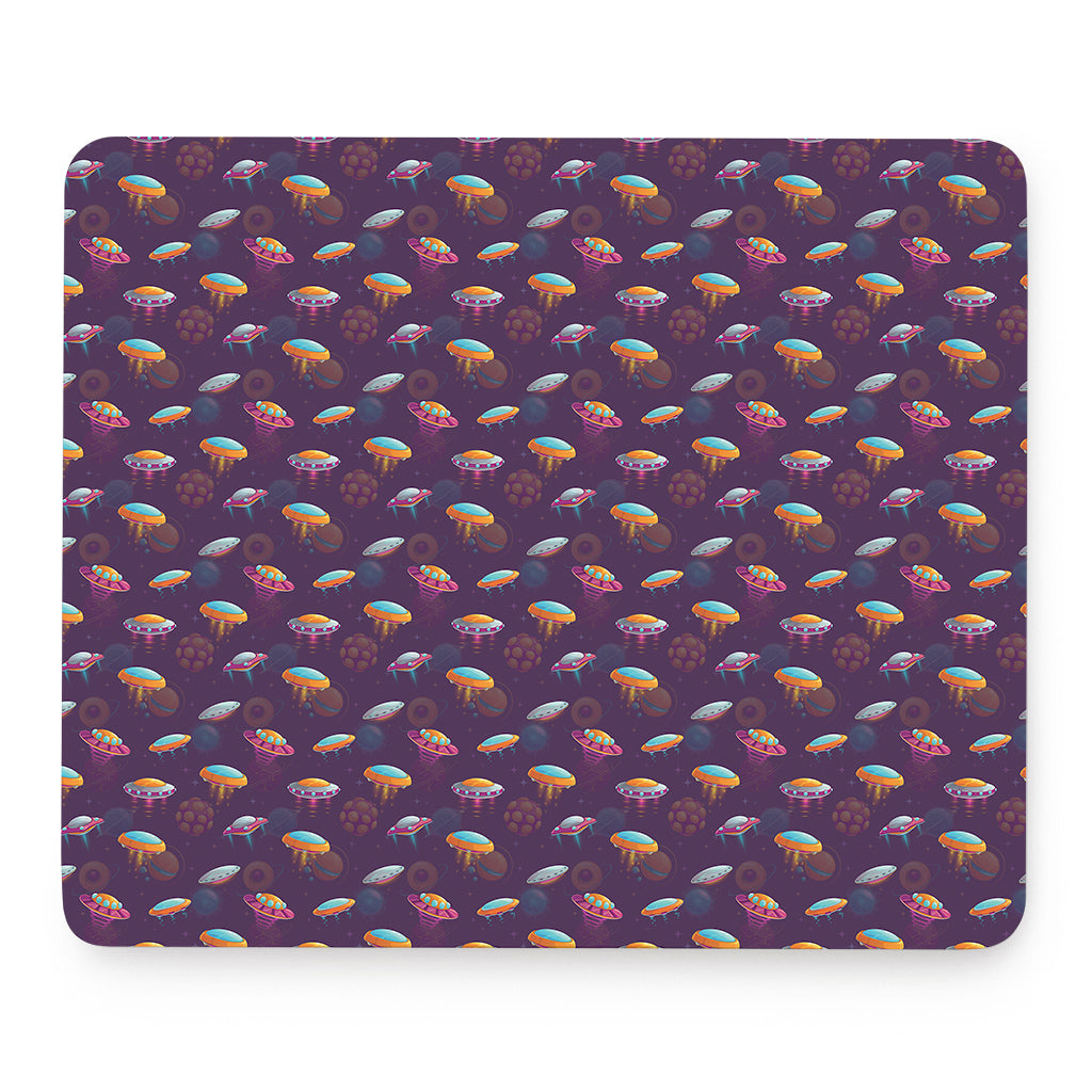 Colorful UFO Pattern Print Mouse Pad