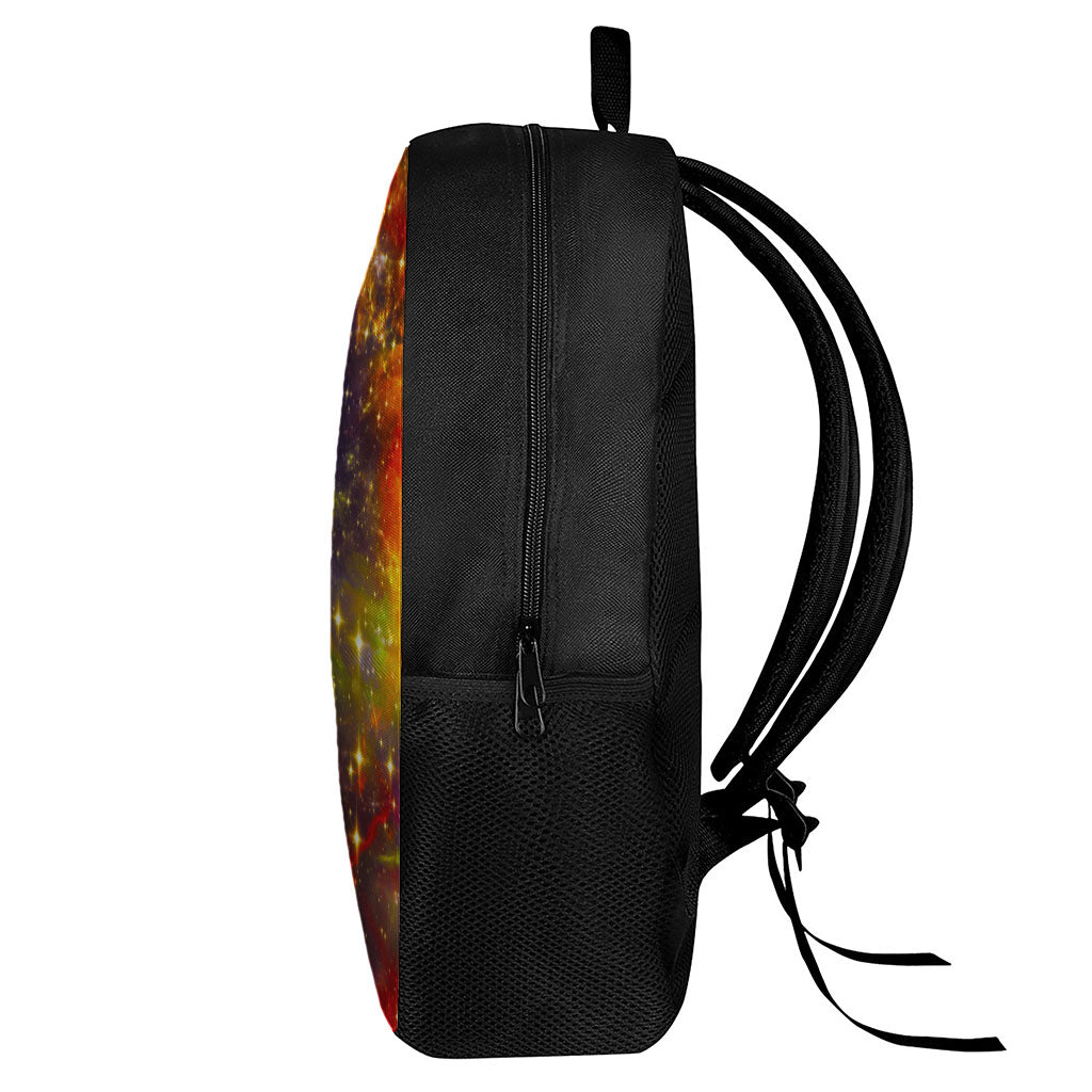 Colorful Universe Galaxy Space Print 17 Inch Backpack