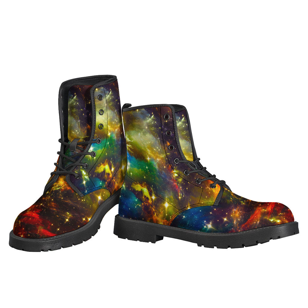 Colorful Universe Galaxy Space Print Backpack