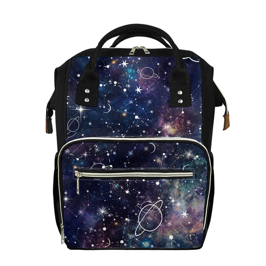 Constellation Galaxy Space Print Diaper Bag