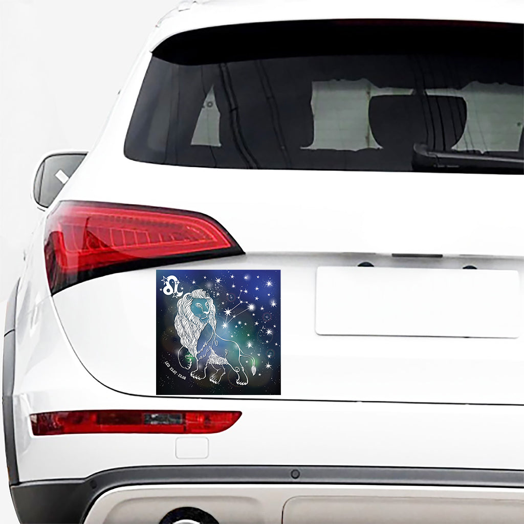 Constellation Of Leo Print Car Sticker