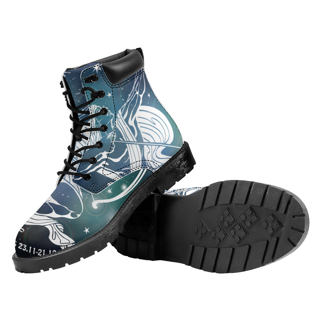 Constellation Of Sagittarius Print Work Boots