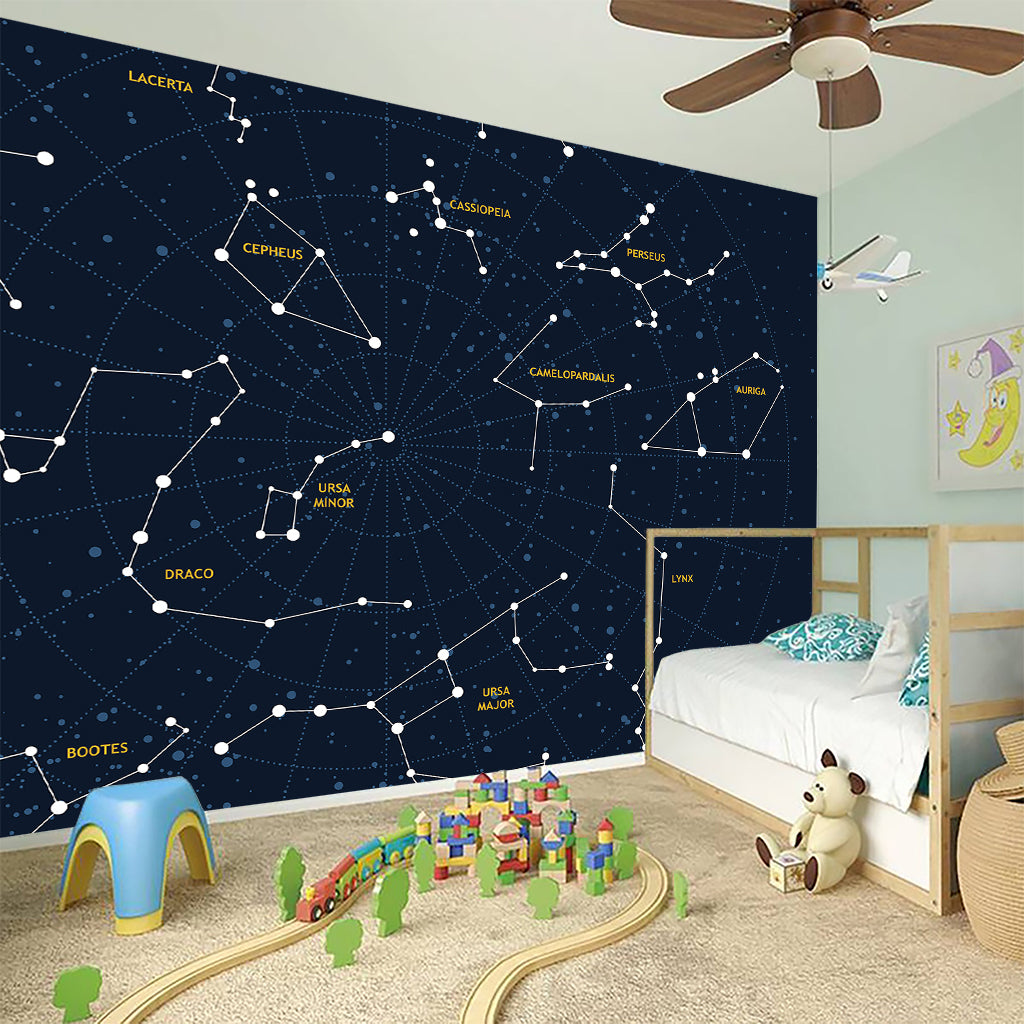 Constellation Sky Map Print Wall Sticker