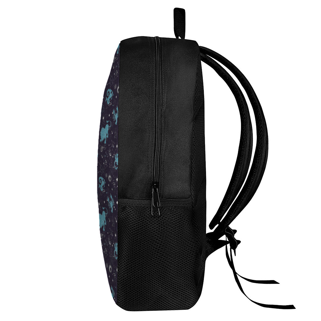 Constellation Zodiac Signs Pattern Print 17 Inch Backpack