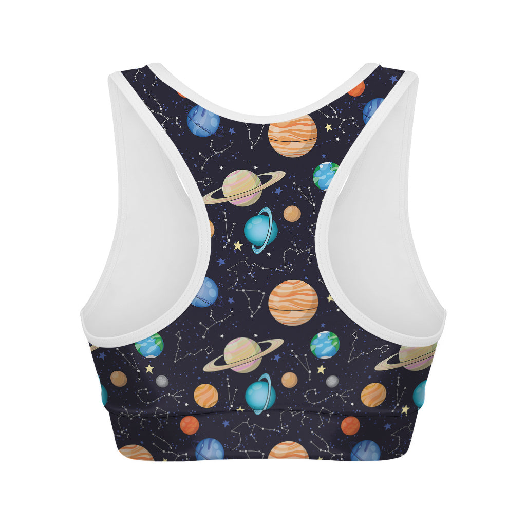 Astronaut Galaxy Space Print Women Sports Bra main image 1