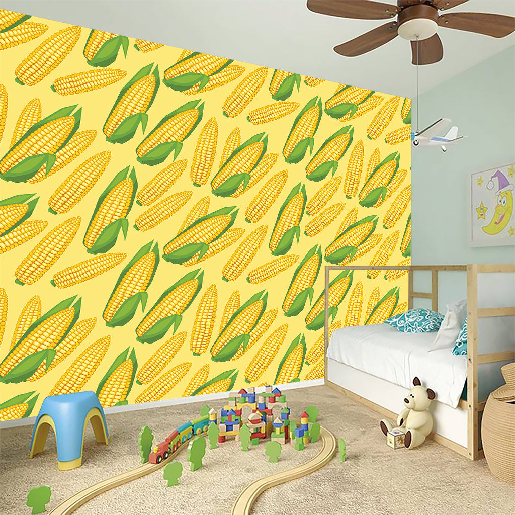 Corn Cob Pattern Print Wall Sticker