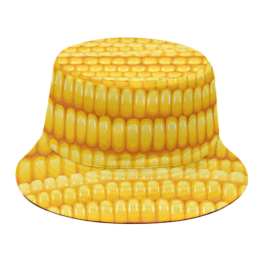 Corn Pattern Print Bucket Hat