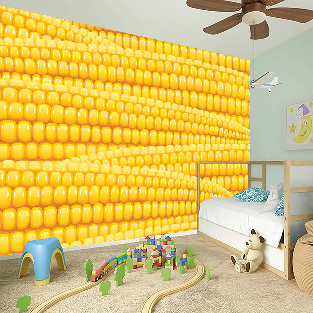 Corn Pattern Print Wall Sticker